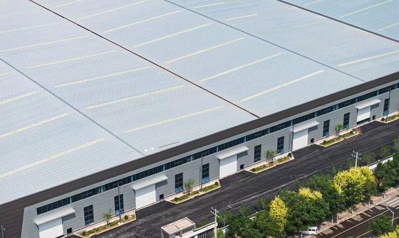 مستودع هيكل فولاذي من مادة Q355B القابلة للتخصيص مع قدرة رافعة من 5 إلى 30 طنًا وسرعة رياح قصوى تبلغ 280 كم/ساعة