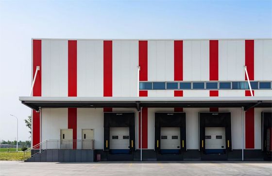 بناء مستودع من قبل مع رسم BIM وتصميم سقف صفيحة فولاذية واحدة